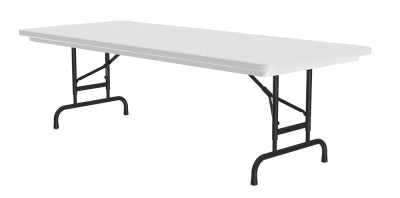 Correl 30x72 Adjustable Height Plastic Folding Table