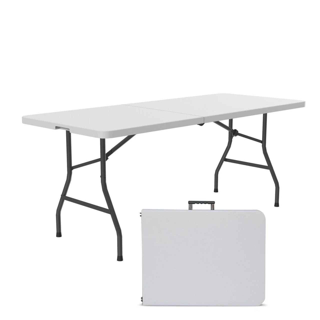 Correl Econoline 30x72 Plastic Fold-in-Half Table