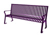 My T Coat 72" Downtown Bench with Back Advantage Coating