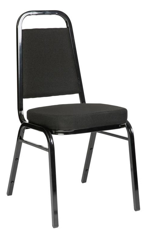 HERCULES Series Trapezoidal Back Stacking Banquet Chair i- Gold Frame