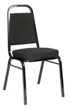HERCULES Series Trapezoidal Back Stacking Banquet Chair i- Gold Frame