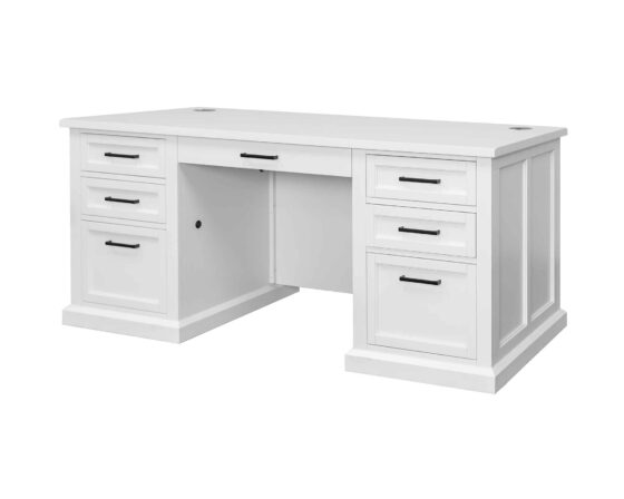 Martin Furniture Abby 68″ W Double Pedestal Desk