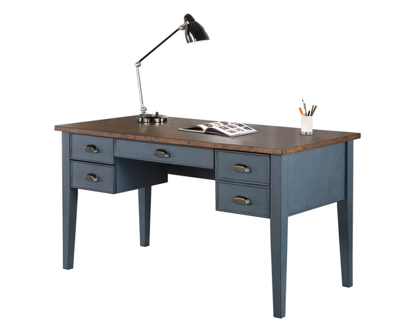 Martin Furniture Fairmont 55″ W Half Pedestal Desk