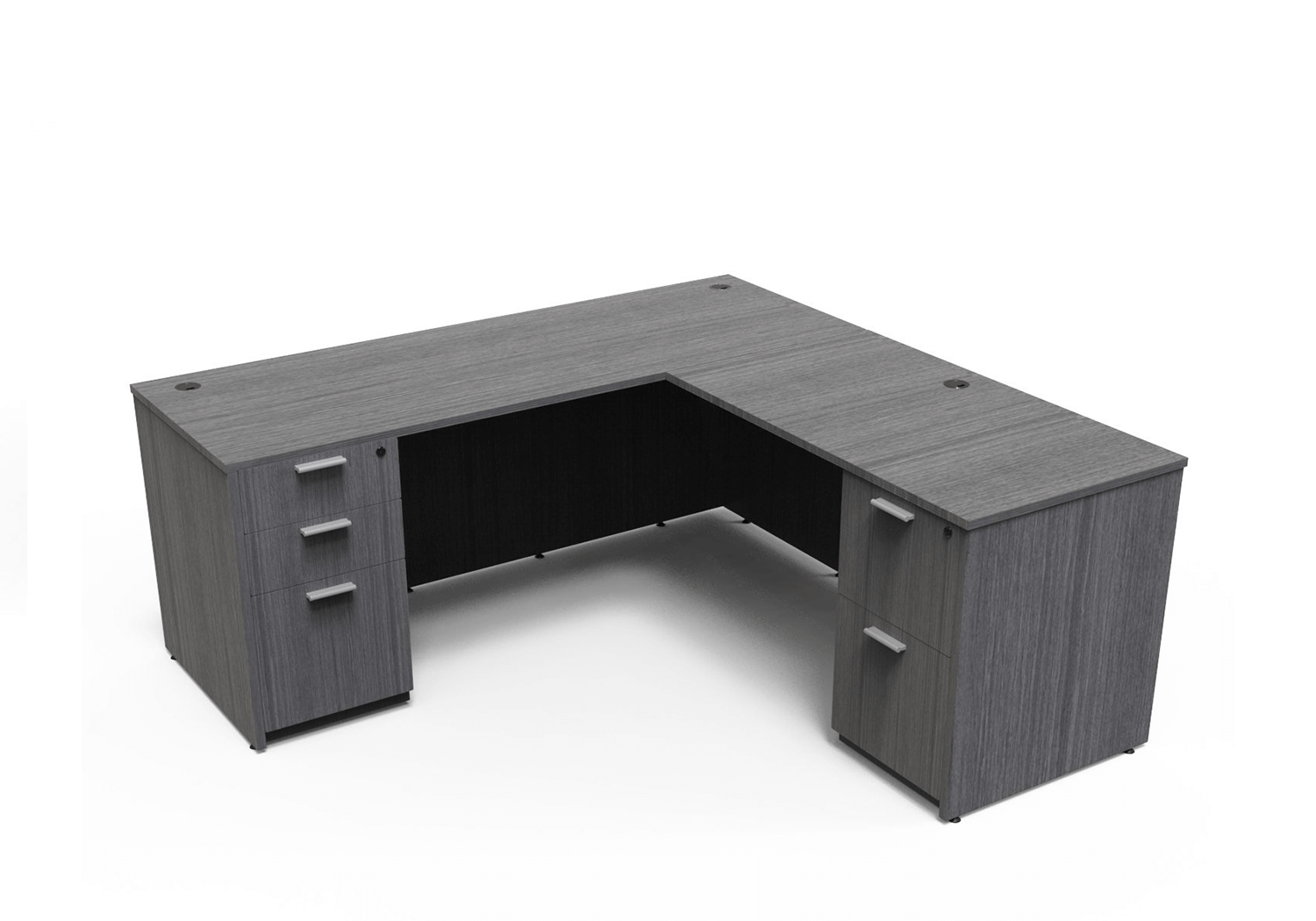 i5 L shaped Desk 30x66 with 24x48 Return  FREE SHIPPING