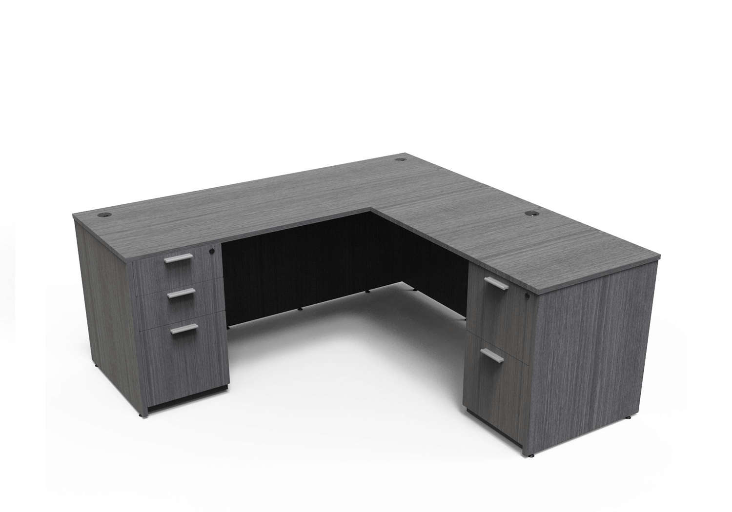 i5 L shaped Desk 30x66 with 24x48 Return