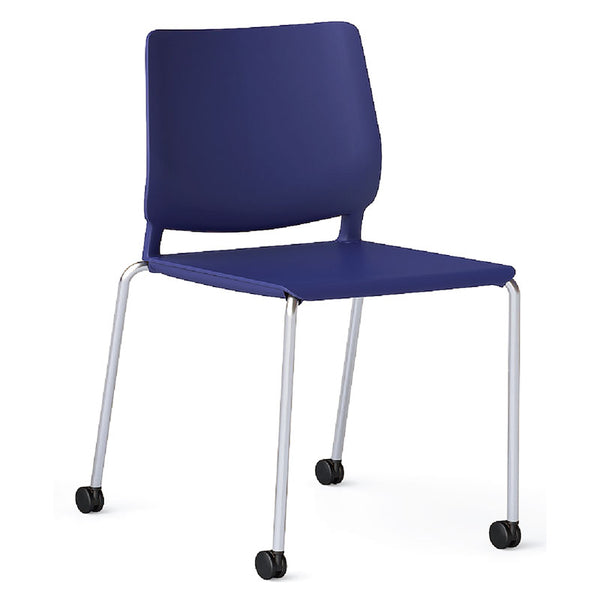 OCI Seating ME110 4 Leg Armless Guest Chair with Casters
