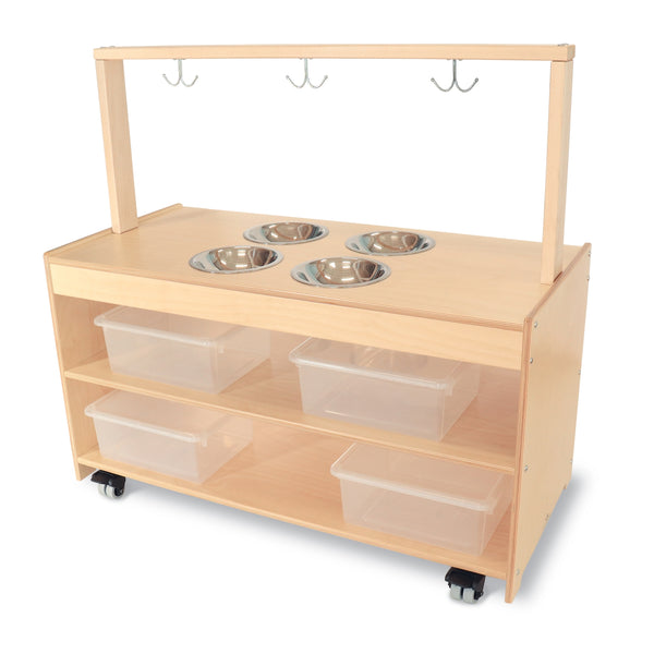 Whitney Brothers Mobile Sensory Play Kitchen