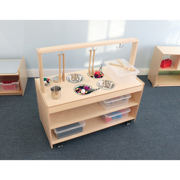 Whitney Brothers Mobile Sensory Play Kitchen