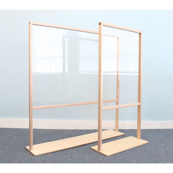 Whitney Brothers Floor Standing Acrylic Partition 48W