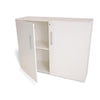 Whitney Brothers White Lockable Wall Cabinet