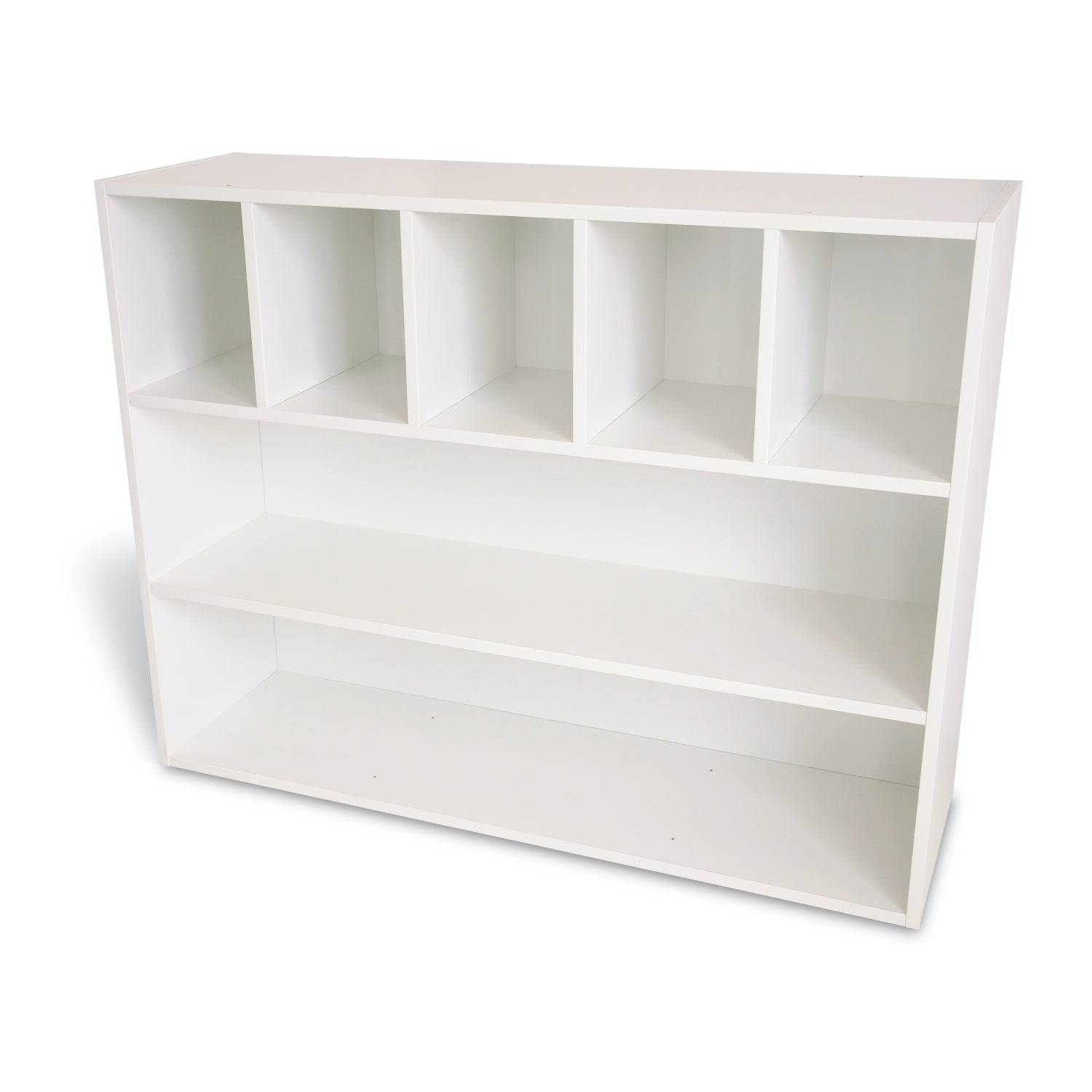 Whitney Brothers White Cubby And Shelf Cabinet