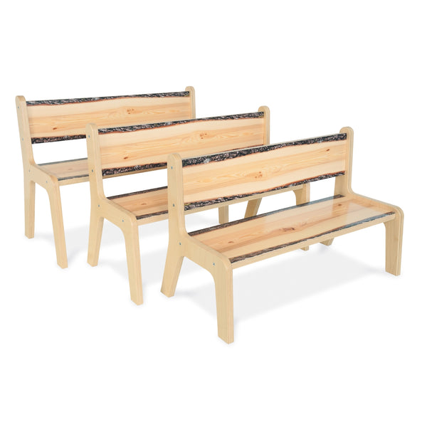 Whitney Brothers Nature View Live Edge Bench 12H