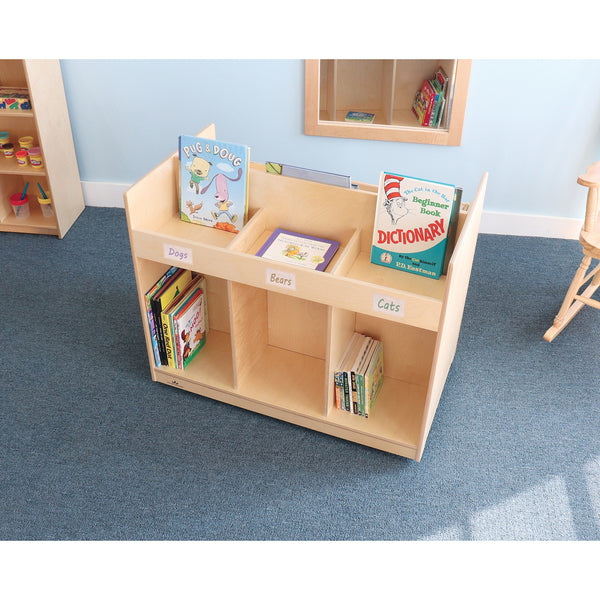 Whitney Brothers Mobile Library Book Cabinet