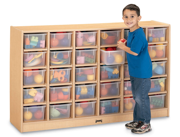 MapleWaveÂ® 30 Cubbie-Tray Mobile Storage - without Trays