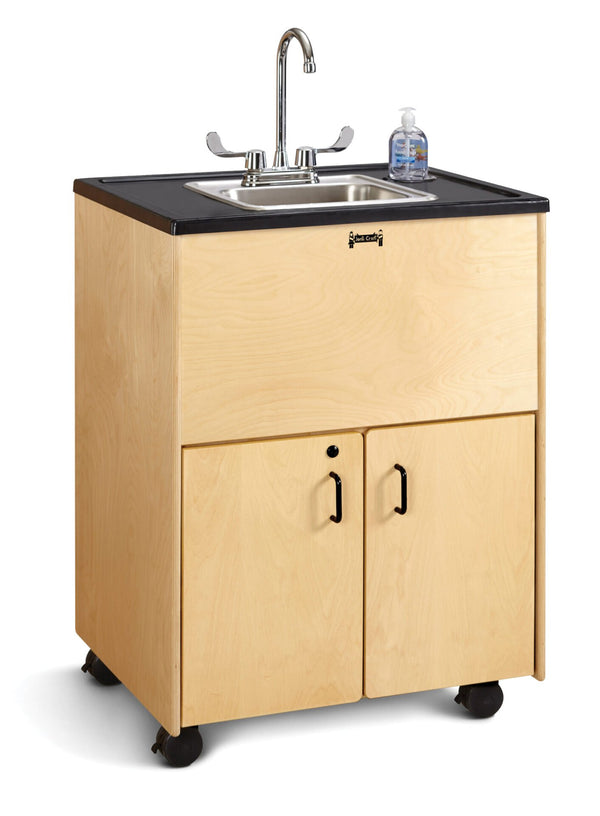 Jonti-CraftÂ® Clean Hands Helper Portable Sink- 38" Counter - Stainless Steel Sink