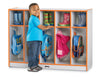 Rainbow AccentsÂ® Toddler 5 Section Coat Locker - Blue