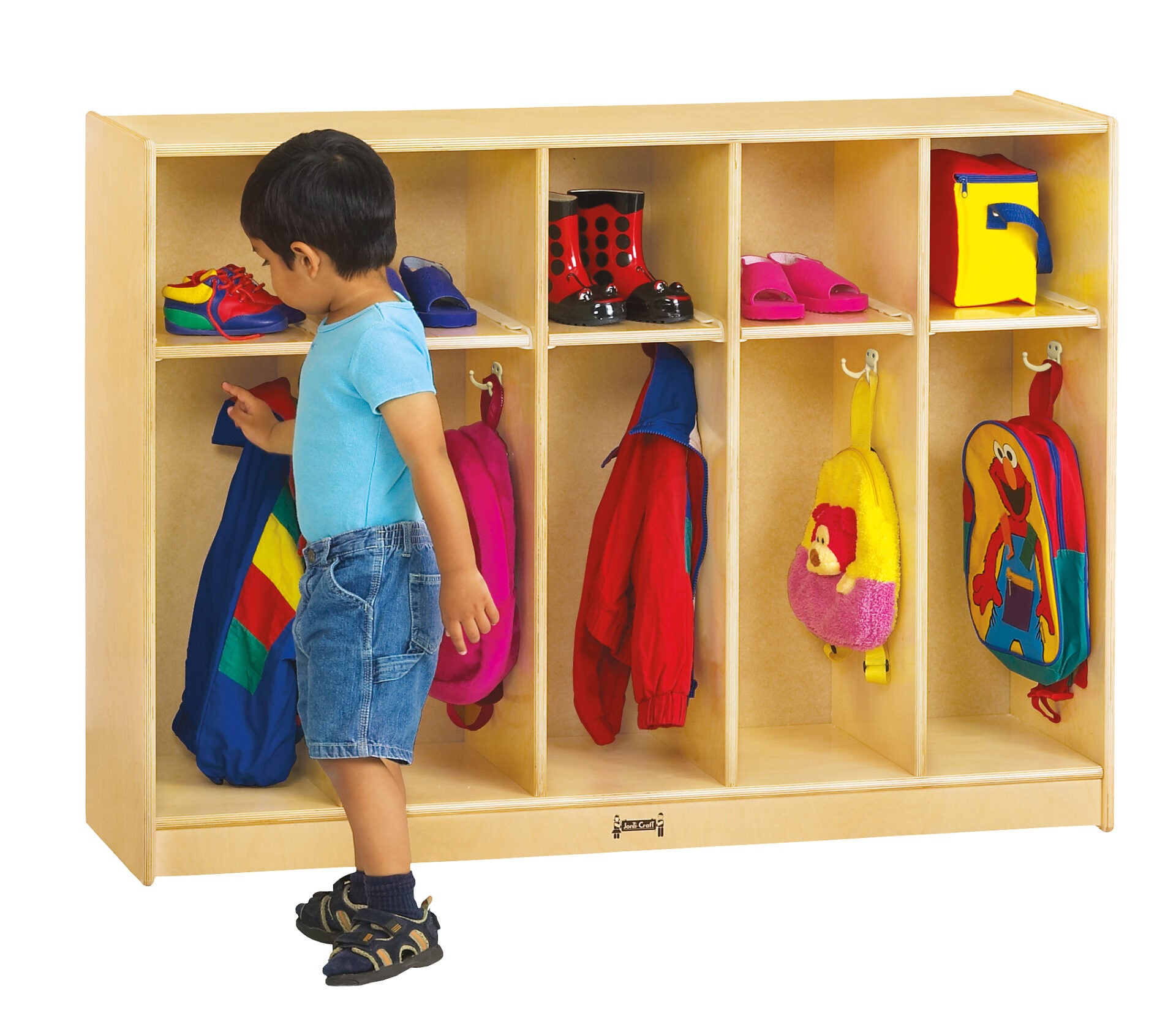 Jonti-CraftÂ® Toddler 5 Section Coat Locker