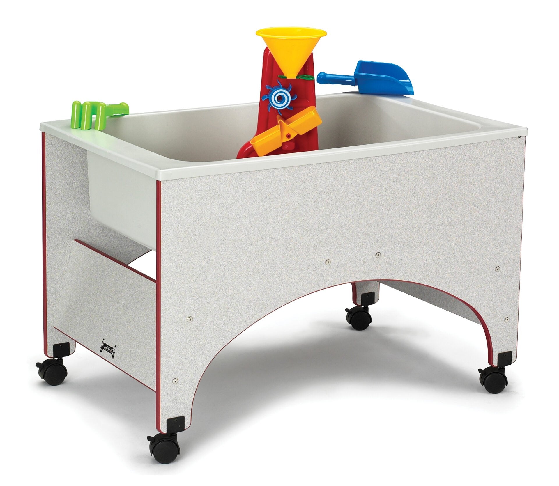 Rainbow AccentsÂ® Space Saver Sensory Table - Red