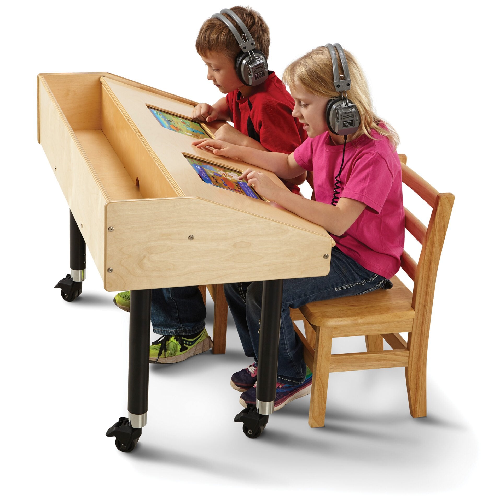 Jonti-Craft® Dual Tablet Table - Mobile