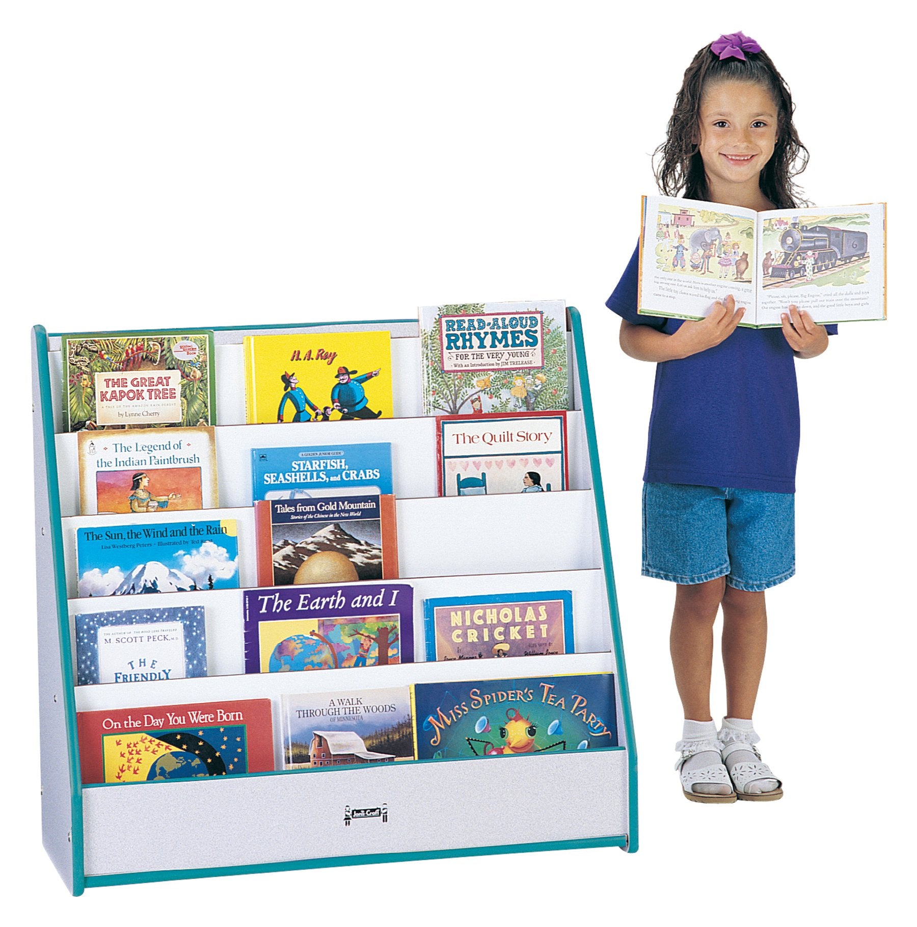 Rainbow AccentsÂ® Flushback Pick-a-Book Stand - Teal