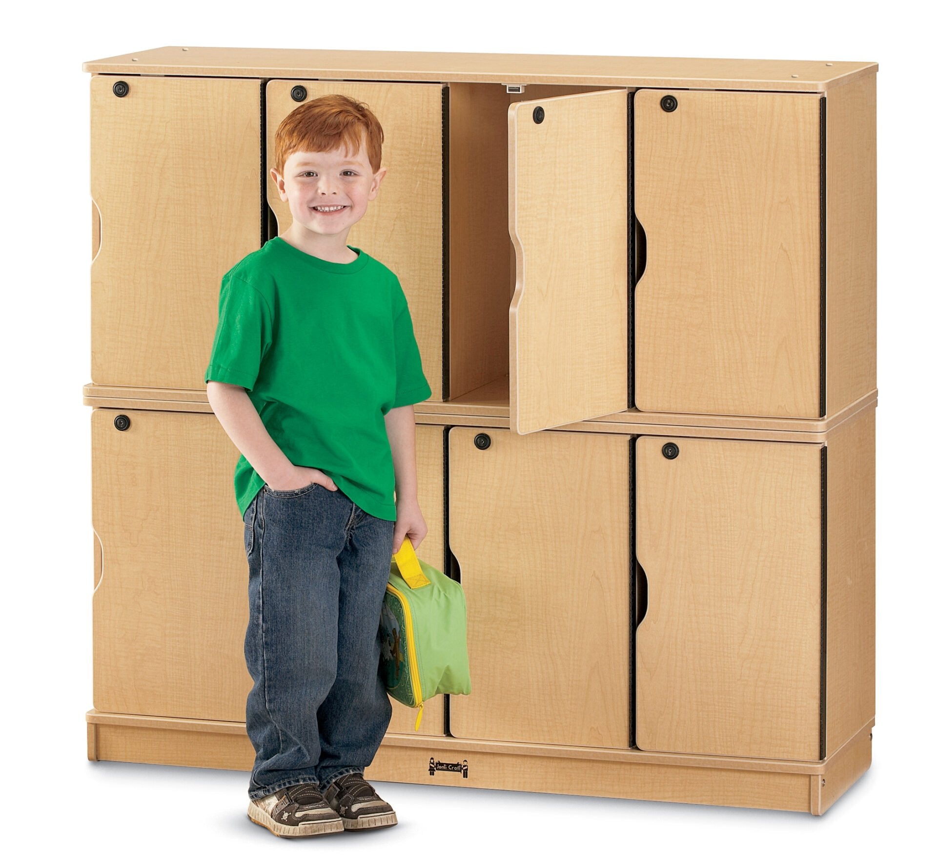 MapleWave® Stacking Lockable Lockers - Double Stack