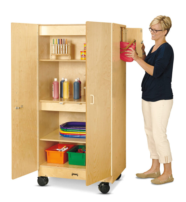 Jonti-Craft® Hideaway Storage Cabinet Mobile