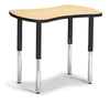 Jonticraft Berries® Collaborative Bowtie Table - 24" X 35" - Maple/Black