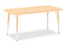 Jonticraft Berries® Rectangle Activity Table - 24" X 48", E-height - Maple/Maple/Camel