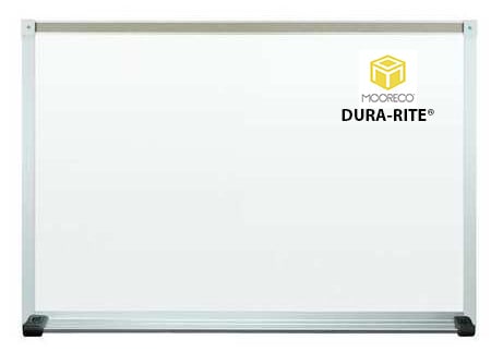 MOORECO NON-MAGNETIC DURA-RITE® WHITEBOARD DELUXE ALUMINUM TRIM - 48"' h x 72" w