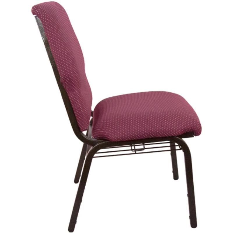 Flash Furniture Advantage Burgundy Pattern Chair - 21 in. Wide