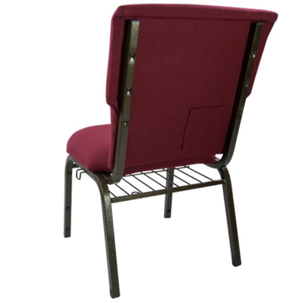 Flash Furniture Advantage Maroon Pattern Chair - 21 in. Wide