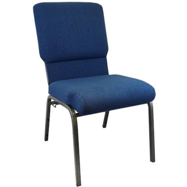 Flash Furniture Advantage Navy Pattern Chair - 18.5 in. Wide
