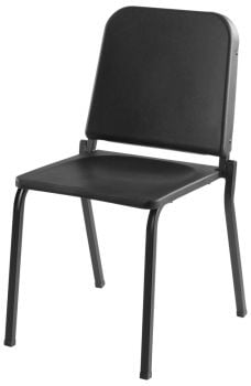 National Public Seating 8200 Series Melody Music Chair, 18"H, Black