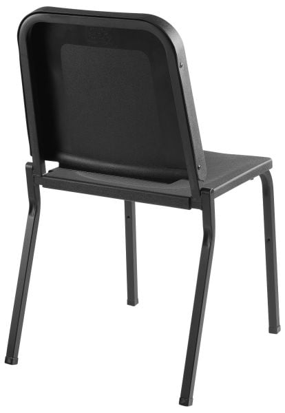 Lorell Vinyl Back/Seat Oversized Stack Chairs