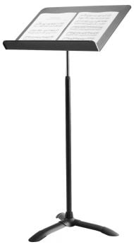 National Public Seating® 82MS Melody Music Stand, Black