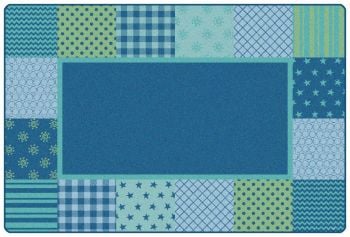 Carpets for Kids KIDSoft™ Pattern Blocks - Blue