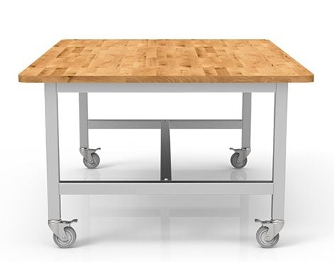 Palmer Hamilton 30x72 Inspiration Table  with Casters 30