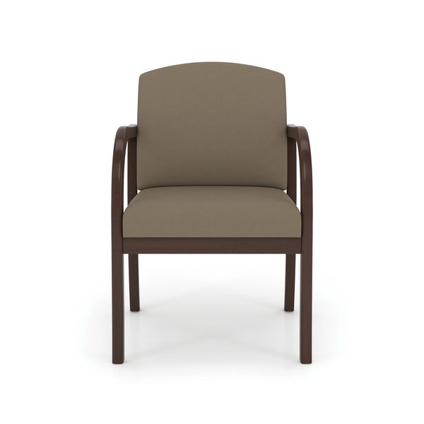 Lesro Weston WS1101 Guest Chair with arms 300lb capacity Grade 3