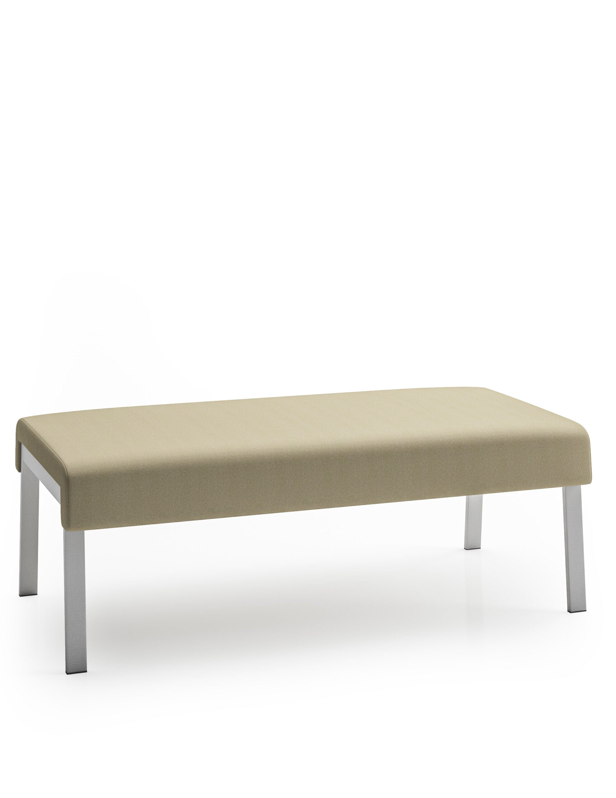 Lesro Waterfall 2 Seat Bench Leg Base Grade 3 Fabric