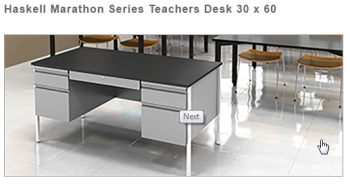 Haskell Marathon Series Teachers Desk 30 x 60 - 15+ FREE FREIGHT