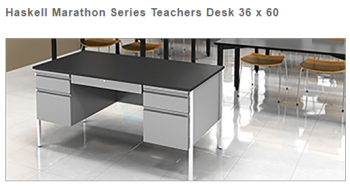 Haskell Marathon Series Teachers Desk 36 x 60