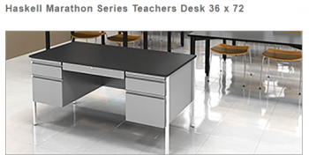Haskell Marathon Series Teachers Desk 36 x 72