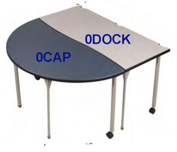 USA Capitol 22" x 43" 0CAP  Interlox Tables