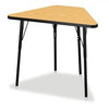 Jonticraft Berries® Tall Trapezoid Desk - Oak/Black/All Black