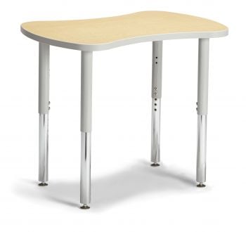 Jonticraft Berries® Collaborative Bowtie Table - 24" X 35" - Gray/Gray