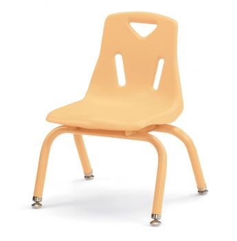 Jonticraft Berries® Stacking Chair with Powder-Coated Legs - 10" Ht - Camel