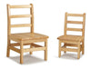 Jonti-CraftÂ® KYDZ Ladderback Chair Pair - 8" Height