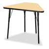Jonticraft Berries® Tall Trapezoid Desk - Oak/Black/All Black