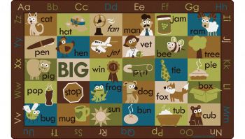 Carpets for Kids Rhyme Time Rug NatureClassroom