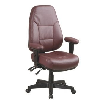 Office Star EC4300 Professional High-Back Leather Chair